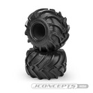 J Concepts JCO4064-01 Blue Fling Kings 2.6x3.6" Monster Truck Tires (2)