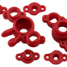 RPM R/C Products RPM73169 Red  Axle Carriers for the Traxxas 1/16th Scale Mini E-Revo & Mini Slash