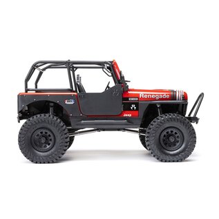 Axial Racing AXI03008T1  Red 1/10 SCX10 III Jeep CJ-7 4WD Brushed RTR
