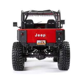 Axial Racing AXI03008T1  Red 1/10 SCX10 III Jeep CJ-7 4WD Brushed RTR