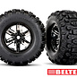 Traxxas TRA7871X   X-MAXX Sledgehammer® Belted Tires & Black Chrome Pre Glued