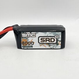SMC SMC80250-2S2PSC5  SRD-V3 2S 7.4v 8000mAh 250C LiPo w/ SC5/ EC5 Plug Shorty Softcase Drag Racing pack