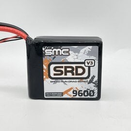 SMC SMC96250-2S2PSC5  SRD-V3 7.4V-9600mAh-250C w/ SC5 Plug Square Softcase Drag Racing Lipo pack