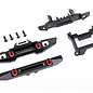 Traxxas TRA9734X  TRX-4M Land Rover Defender Front (1) & Rear Bumpers (1) Aluminum Black-Anodized  (Assembled with D-rings)
