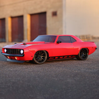 TLR / Team Losi LOS03033T1  Losi Red 1/10 1969 Chevy Camaro V100 AWD Brushed RTR, Red