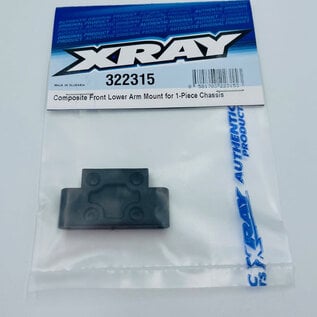 Xray XRA322315  Xray XB2'24 Compsite Front Lower Arm Mount for 1-Piece Chassis