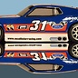 Mcallister Racing MCA286-30  #286 Ford 1969 Mustang VTA Body (200mm)  .030 Standard  Mcallister Racing