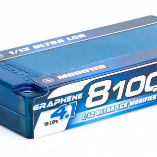 LRP Electronics LRP431268  1S 120C Ultra LCG Graphene-2 LiPo Battery 3.7V/8100mAh w/4mm Bullets