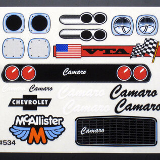 Mcallister Racing MCA304-30  #304  Chevy 1970 Camaro VTA Body (200mm)  .030 Standard  Mcallister Racing 304