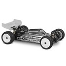 J Concepts JCO0340L  S2-XRAY XB4 Buggy Body w/ Wing-Lightweight Clear