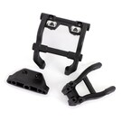 Traxxas TRA6777X  Wheelie bar mounts/ rear skidplate (fits 4WD Stampede)