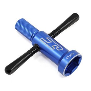 J Concepts JCO2279-1  17mm Fin Quick-Spin Wrench, Blue