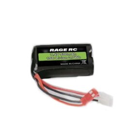 Rage R/C RGRB1168  7.4v, 500mAh Li-ion Battery; LightWave