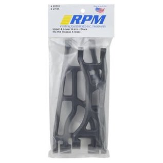 RPM R/C Products 82352 Upper/Lower A-Arm Black X-Maxx