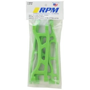 RPM R/C Products RPM82354 Upper/Lower A-Arm Green X-Maxx