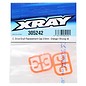 Xray XRA305242 3.5mm Orange Composite Drive Shaft Replacement Cap (4)
