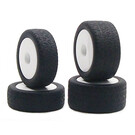 Carisma CIS15636  GT24B Tires, Mounted (4): White Wheels