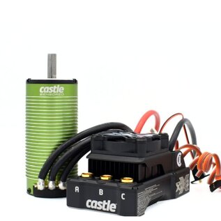 Castle Creations CSE010-0167-03  Mamba XLX 2 1/5 ESC with 1721-1260KV Brushless Motor Combo