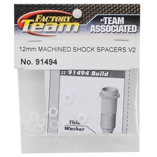 Team Associated ASC91494 Machined Shock Spacers 12mm V2 B6