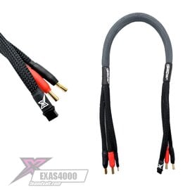 EXALT EXAS4000  Exalt 2s Specialized ProCharge Cable 4mm Charger w/5mm Bullet Connector