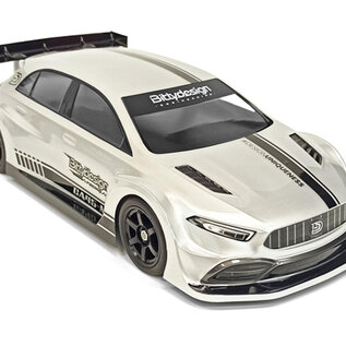 Bittydesign BDYFWD-CA45M Bittydesign CA45-M 1/10 M-Chassis Body (Clear) (210-225mm)