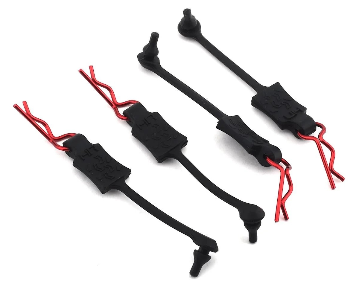 HRABWP39T02 Hot Racing 1/10 Body Clip Retainers (Red) (4) Michael's