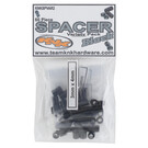 Team Knk KNKSPVAR2 Team KNK Aluminum Spacer Variety Pack (Black) (60)