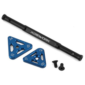 Koswork KOS13300-1922 Koswork Aluminum 1/10 & 1/8 Buggy Ride Height Gauge Set (19-21mm & 22-24mm) 133001922
