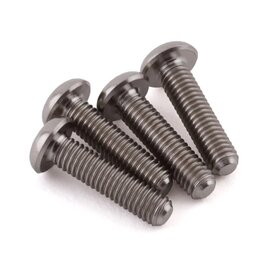 Protek RC PTK-T-5083 ProTek RC 3x10mm "Grade 5" Titanium Button Head Hex Screw (4)