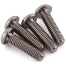 Protek RC PTK-T-5087 ProTek RC 3x14mm "Grade 5" Titanium Button Head Hex Screw (4) 5087