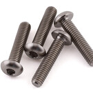 Protek RC PTK-T-5089 ProTek RC 3x15mm "Grade 5" Titanium Button Head Hex Screw (4) 5089