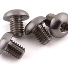 Protek RC PTK-T-5096 ProTek RC 3x4mm "Grade 5" Titanium Button Head Hex Screw (4) 5096