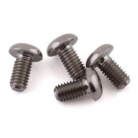 Protek RC PTK-T-5098 ProTek RC 3x6mm "Grade 5" Titanium Button Head Hex Screw (4)