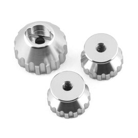 R-Design RDD7020 R-Design Sanwa M17 Precision Dial & Handle Nuts (Silver)