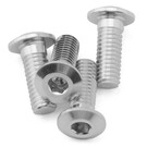 Yokomo YOKZC-LH38A Yokomo 3x8mm Aluminum Low Profile Button Head Hex Screw (4)
