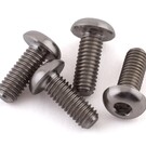 Protek RC PTK-T-5102 ProTek RC 3x8mm "Grade 5" Titanium Button Head Hex Screw (4) 5102