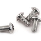 Yokomo YOKZC-BH36AA Yokomo 3x6mm Aluminum BD9 Button Head Hex Screw (4)