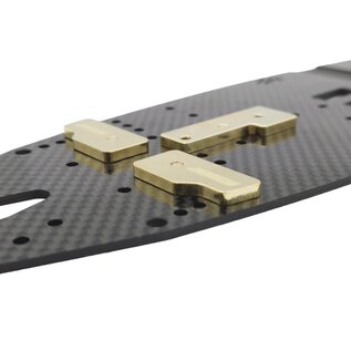 RC Maker RCM-A800R-FCW  Brass LCG Front Centre Stiffener Weight for Awesomatix A800R (11.5g) A800RFCW