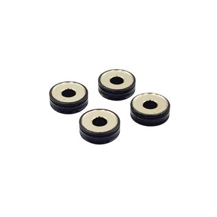 RC Maker RCM-RCSR-2.5B  Large Contact Brass "Ringed" 2.5mm Roll Center Shim Set (4) RCSR2.5B