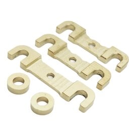 RC Maker RCM-A800R-RCSB-2.5  Brass LCG 2.5mm Roll Centre Shim Plate Set for Awesomatix A800R A800RRCSB2.5