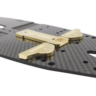RC Maker RCM-A800R-RCW  Brass LCG Rear Centre Stiffener Weight for Awesomatix A800R (15.5g) A800RRCW