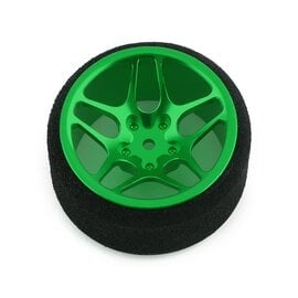 R-Design RDD4914 R-Design Sanwa M17/MT-44 Ultrawide 10 Spoke Transmitter Steering Wheel (Green)