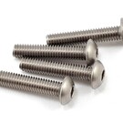 Yokomo YOKZC-BH315TA Yokomo 3x15mm Titanium Button Head Screw (4)