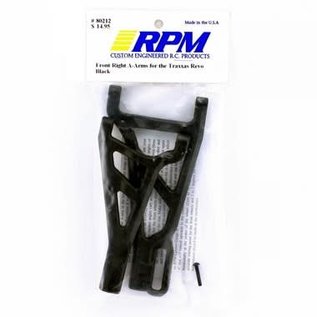 RPM R/C Products RPM80212 Black Front Right A-arms Summit Revo & E-Revo