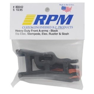 RPM R/C Products RPM80242   Front A-arms (2), Black: RU, ST, SLH