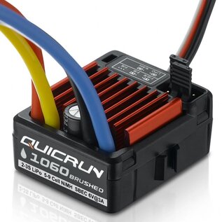 Hobbywing HWI30120203 QuicRun 1060 Brushed ESC SBEC T Plug (2-3S) (1/10) 