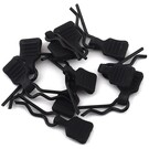 Axial Racing AXI206000  3mm Body Clip w/Tab, Black (10pc)