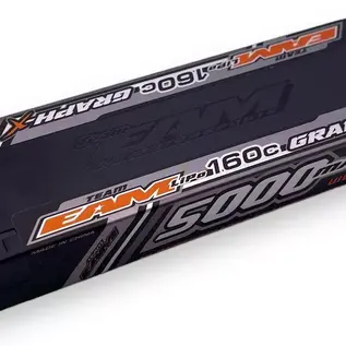Team EA Motorsports EAM50160-2  2S 7.2v 5000mAh 160C  Graph-X Li-Po Battery w/ 5mm Bullets