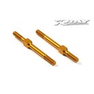 Xray XRA302612-O  Alu Adjustable Turnbuckle 39mm M3 L/R - Orange (2) 302612O