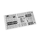 Xray XRA397370 XRAY XII STICKER FOR BODY - WHITE